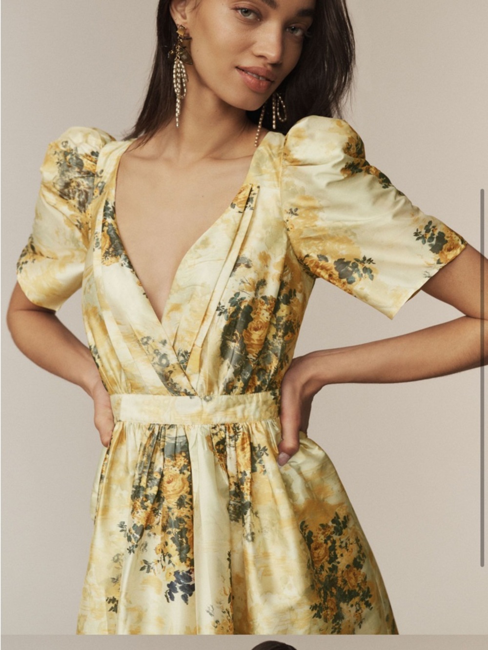 BHLDN Aurora Puff Sleeve Maxi Dress - Picture 2 of 7